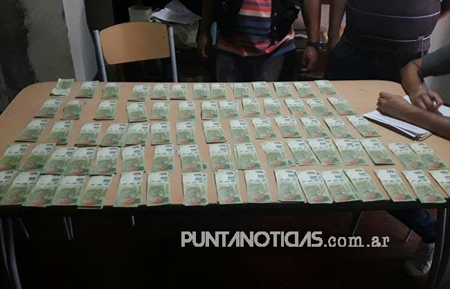 Realizaron allanamiento y encontraron más de 70 mil pesos en un freezer  