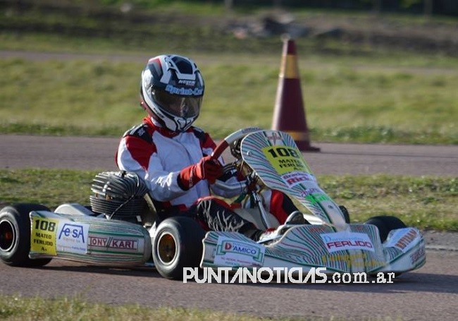 Joaquín Silva nuevamente en el podio del Karting de asfalto