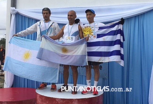 Puntaltense logró seis medallas en el Meeting Internacional de Atletismo Master