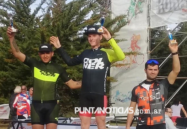 Matías Pollio se subió al podio en la Rural Bike de Monte Hermoso
