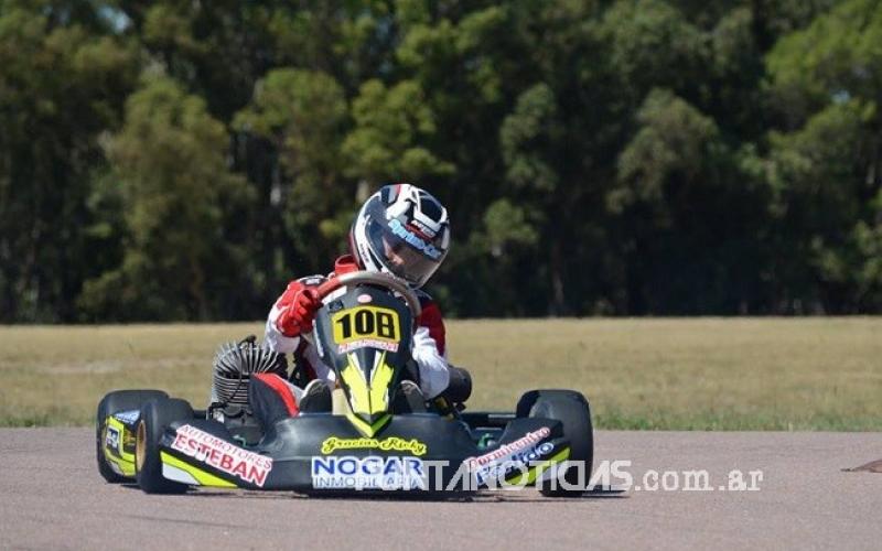 Mateo Ferlido arrancó su temporada en el Karting en Pigüe