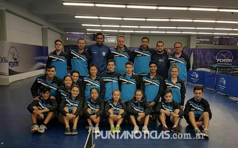 Puntaltenses inician su participación en el Sudamericano de Tenis de Mesa