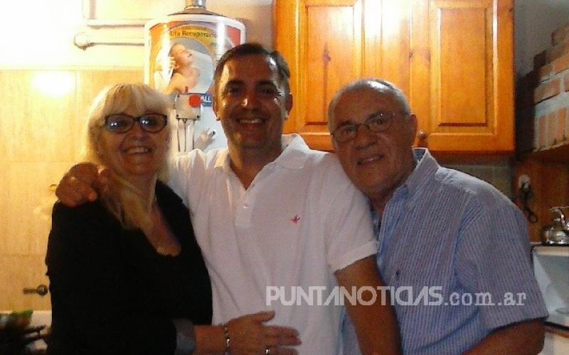 Daniel Fernandez y padres 