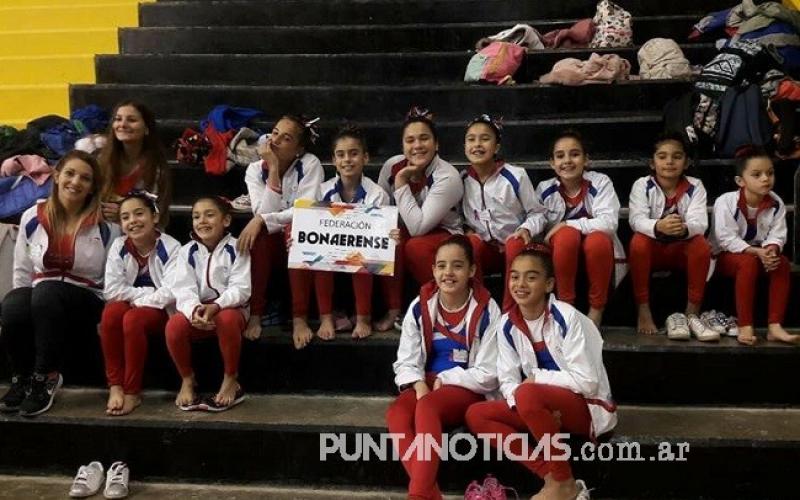 Puntaltenses llegaron a Puerto Madryn para el Nacional de Clubes de Gimnasia Artística