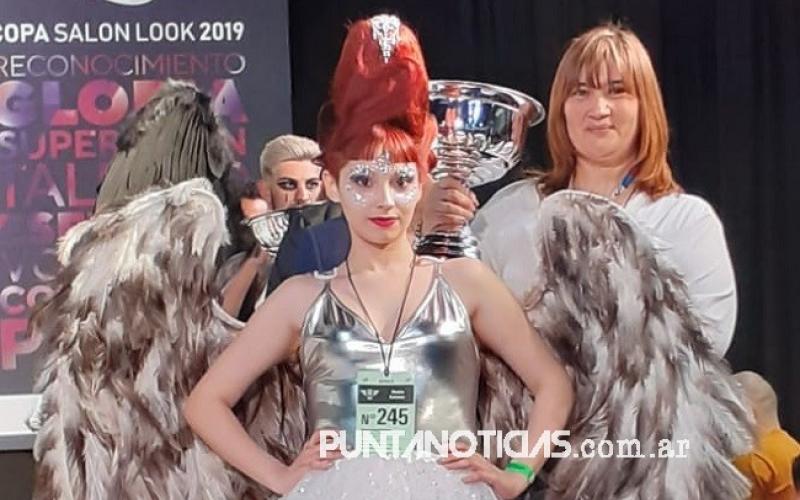 Puntaltense obtuvo segundo puesto en la Expo Peluquerías en Costa Salguero