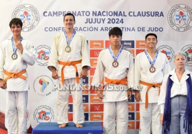 Galo Ledesma, Claudio Colavitti y Micaela Anachuri se colgaron medallas en el Campeonato Nacional Clausura de Judo 