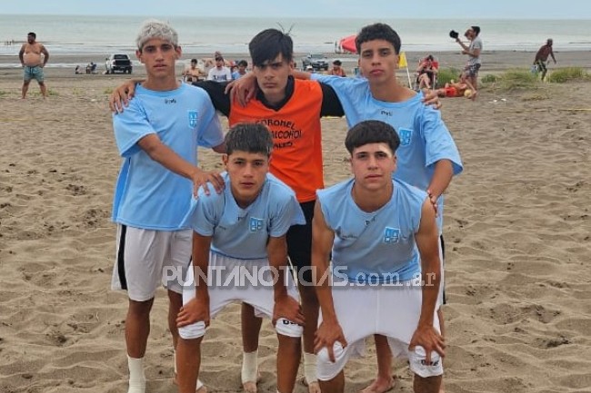 En Pehuen Co, se disputó el Torneo Sub 15 de Fútbol Playa de AFA