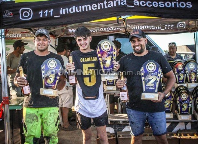 Lucio Olariaga se consagró campeón en el certamen MX y ATV de Punta Verde