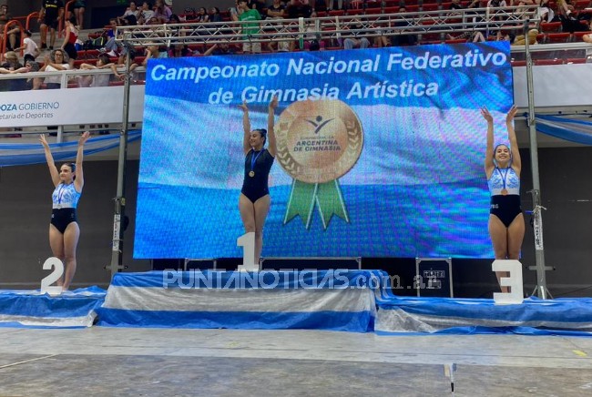 Sofía López brilló en el Torneo Nacional Federativo de Gimnasia Artística