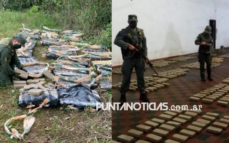 Misiones: hallaron más de 665 kilos de marihuana ocultos en el monte