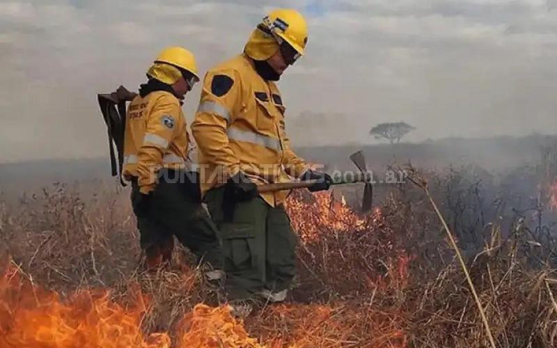 La Pampa y Río Negro: hay focos activos de incendios forestales 