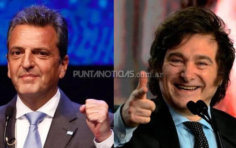 Massa es el candidato más votado y va al balotaje con Milei