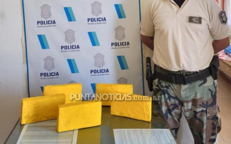 Ruta 3: detienen a un hombre en un BMW con 5,2 kilos de cocaína