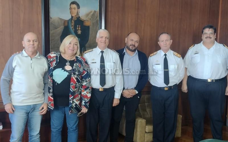 Dirigentes de ATE Punta Alta se reunieron con autoridades de la Armada