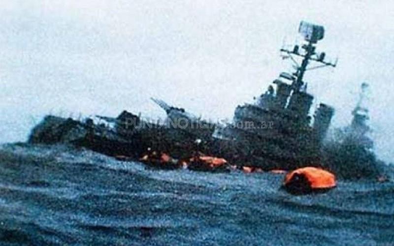 Se conmemora el 42º aniversario del hundimiento del Crucero Belgrano