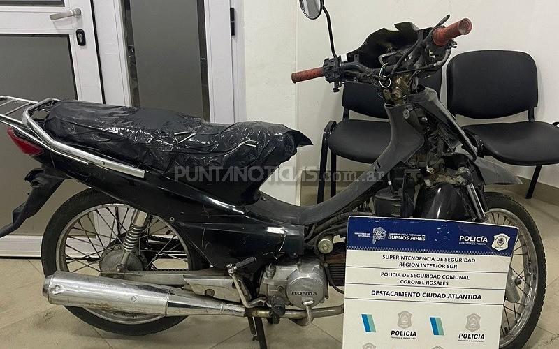 Encontraron una moto robada en Bahía Blanca