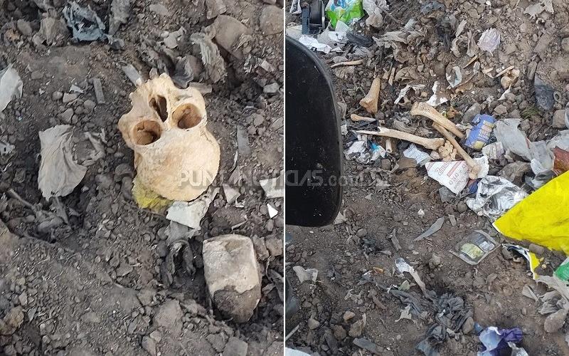 Encontraron restos óseos humanos en el basural municipal