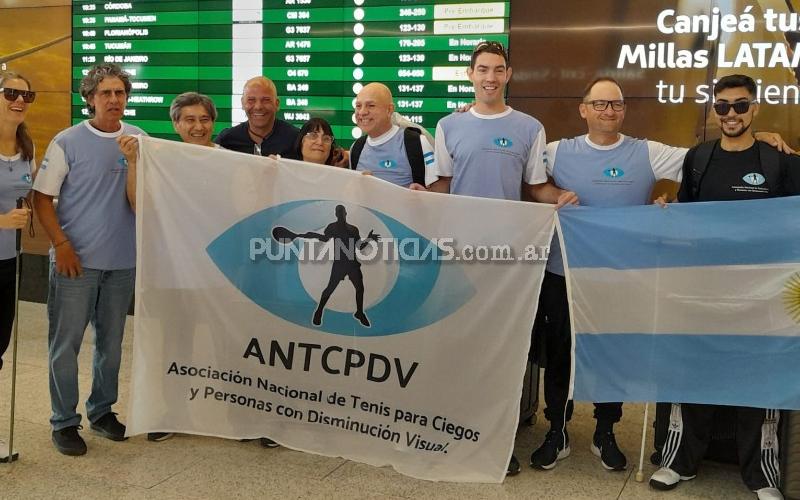 Andrés “Pachi” Salinas debutará mañana en el Mundial de Tenis para Ciegos en Italia 