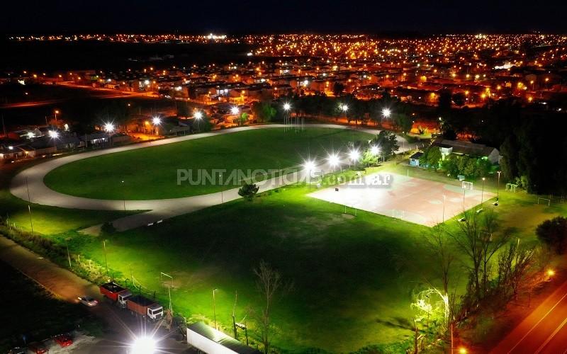 Mejoraron la iluminación en el Polideportivo Municipal “Ciudad de Punta Alta”