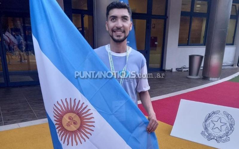 Triunfazo de “Pachi” Salinas en el debut en el Mundial de Tenis para Ciegos en Italia