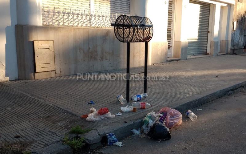 No hay servicio municipal de recolección, pero igual se sacó la basura