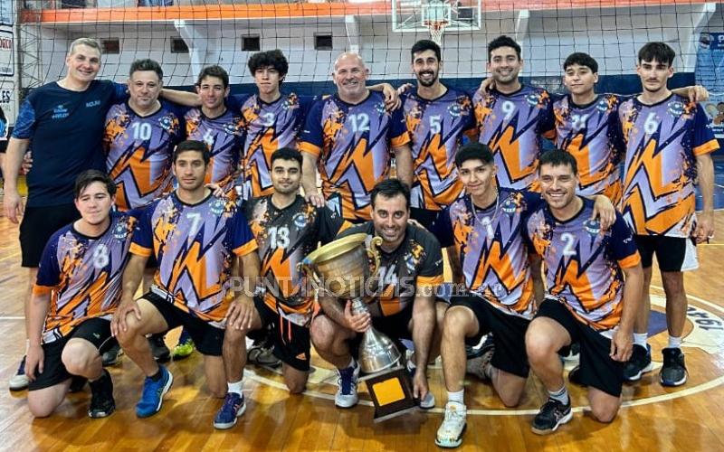 Escuela Puntaltense “B” es el campeón del Masculino en la Unión de Vóley