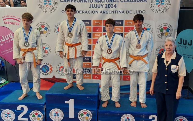 Galo Ledesma medalla de bronce en el Campeonato Nacional Clausura de Judo en Jujuy