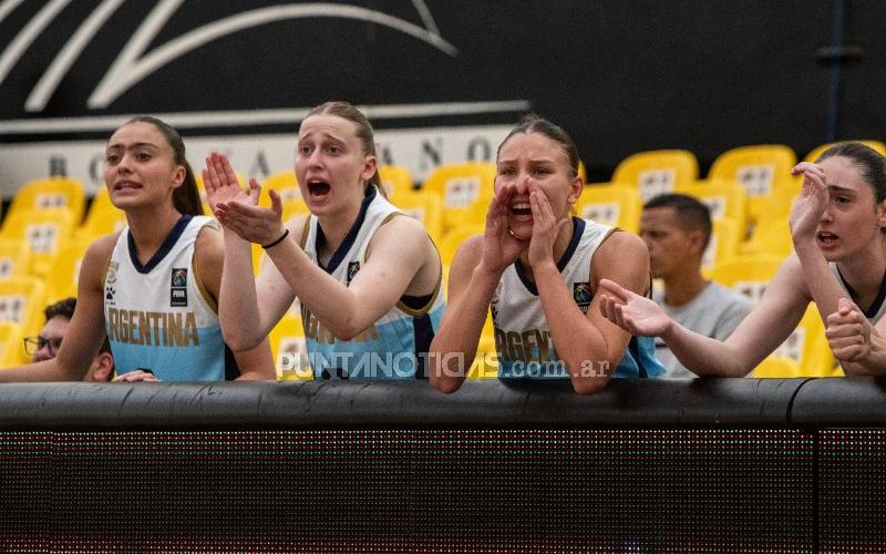 Selección Argentina U-15, con Juana Montivero, logró otro triunfo en el Sudamericano de Básquet