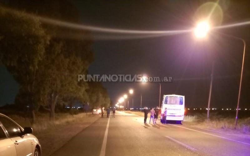 Caminaba por la Ruta 229 y falleció tras ser embestido por un colectivo