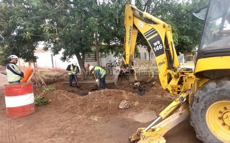 Avanza la primera etapa de recambio de colectores cloacales