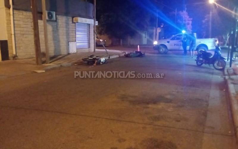 Colisionaron dos motos en España y Alvear