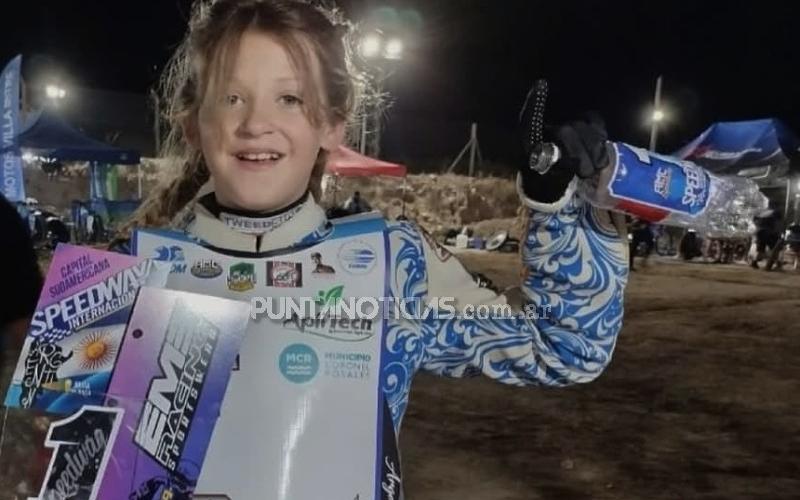 Magdalena Bouscayrol consiguió su primera victoria en una final en el Internacional de Speedway